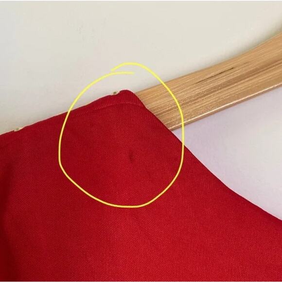 Versace for H&M Studded Cape Mini Dress Red 4 - Picture 9 of 9